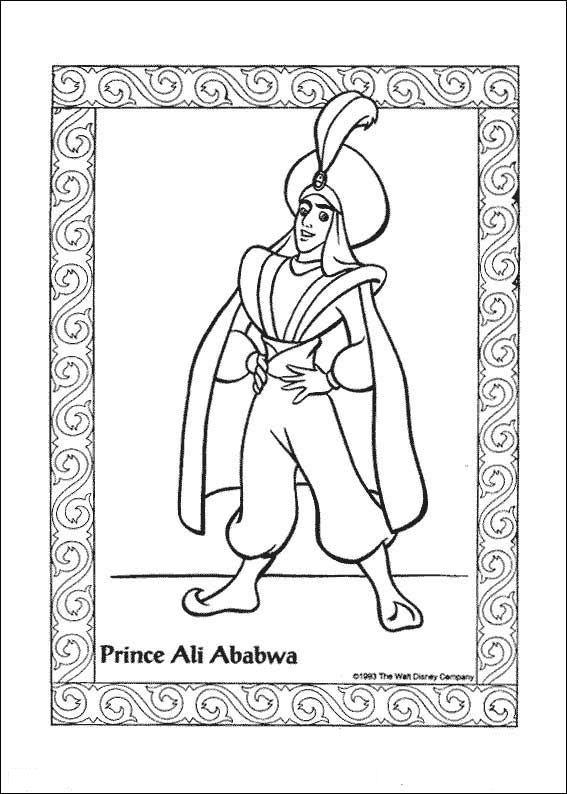 Aladin de colorat p28