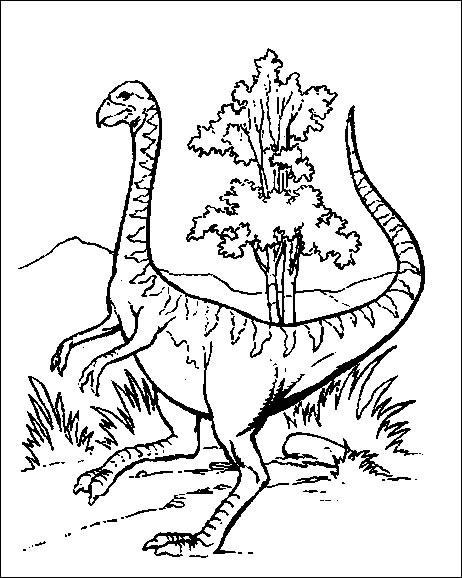 Animale dinozauri de colorat p67