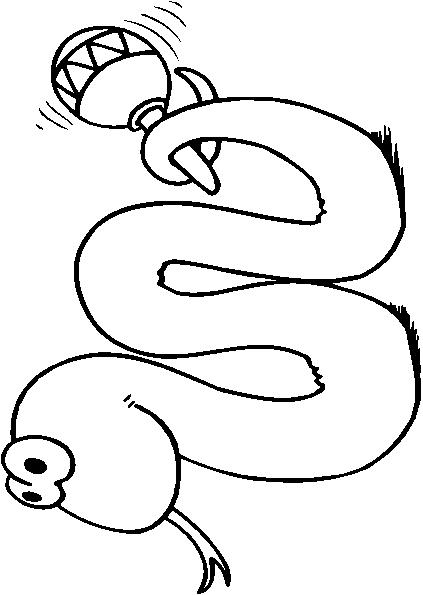 Animale serpi de colorat p08