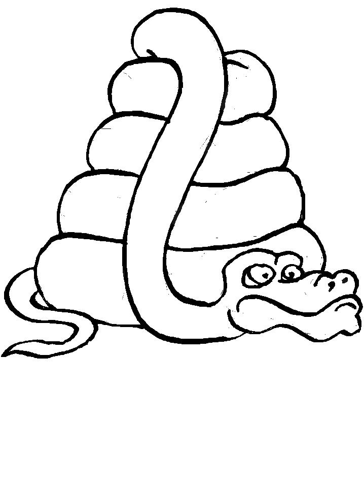 Animale serpi de colorat p20
