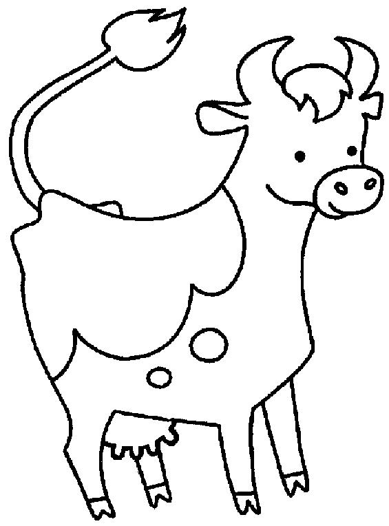 Animale vaci de colorat p08