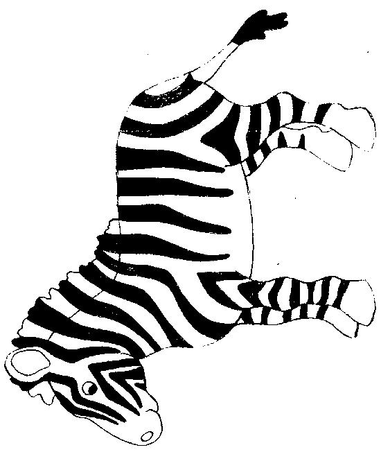 Animale zebre de colorat p09