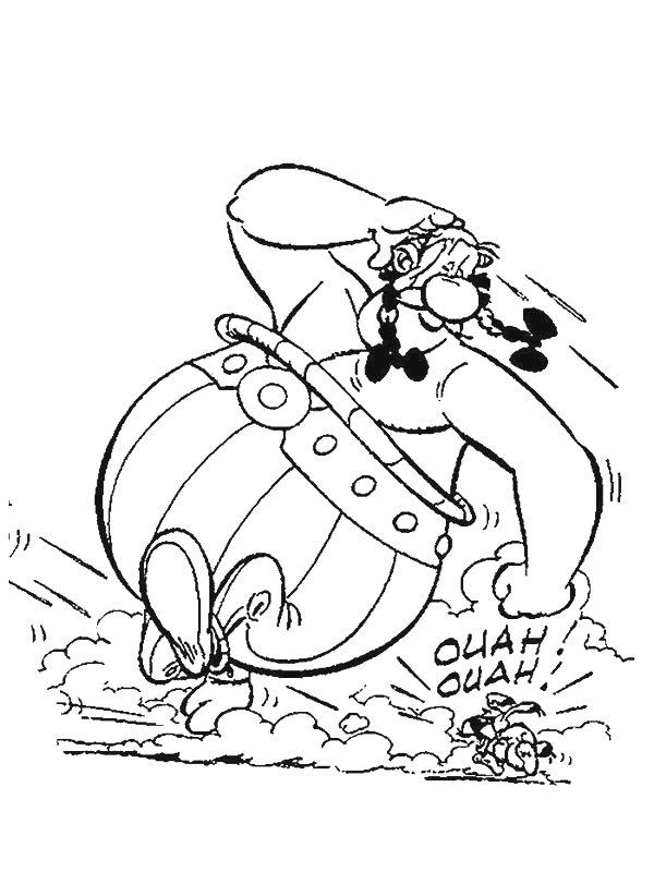 Asterix si obelix de colorat p33