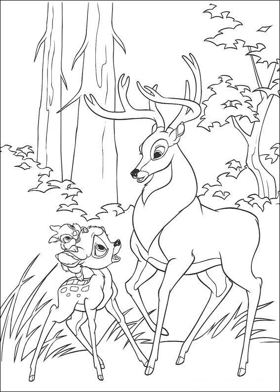 Bambi de colorat p42