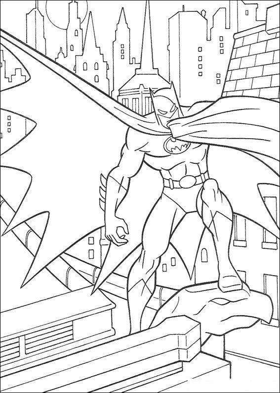 Batman de colorat p05