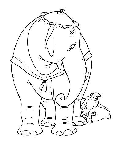 Dumbo de colorat p14