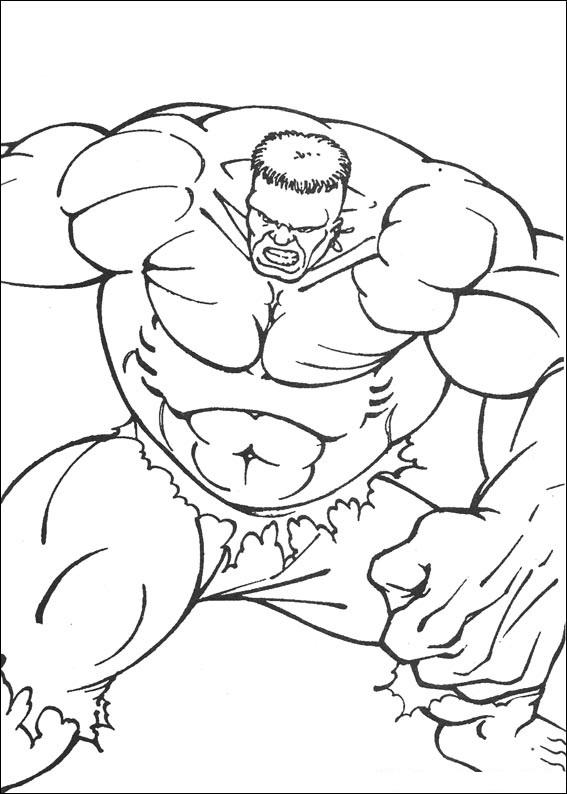 Hulk de colorat p63