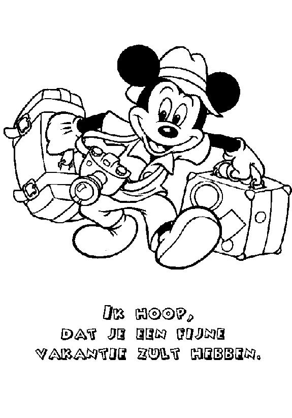 Mickey mouse de colorat p11