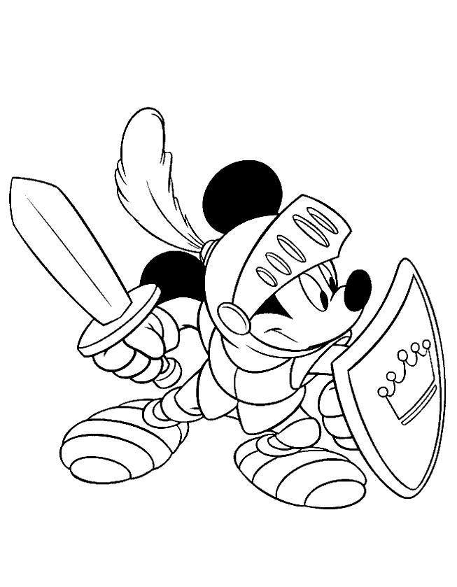 Mickey mouse de colorat p21