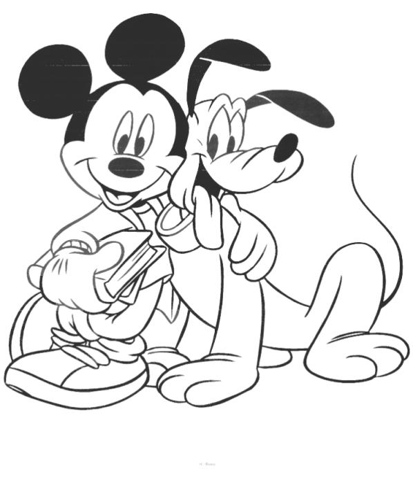 Mickey mouse de colorat p29