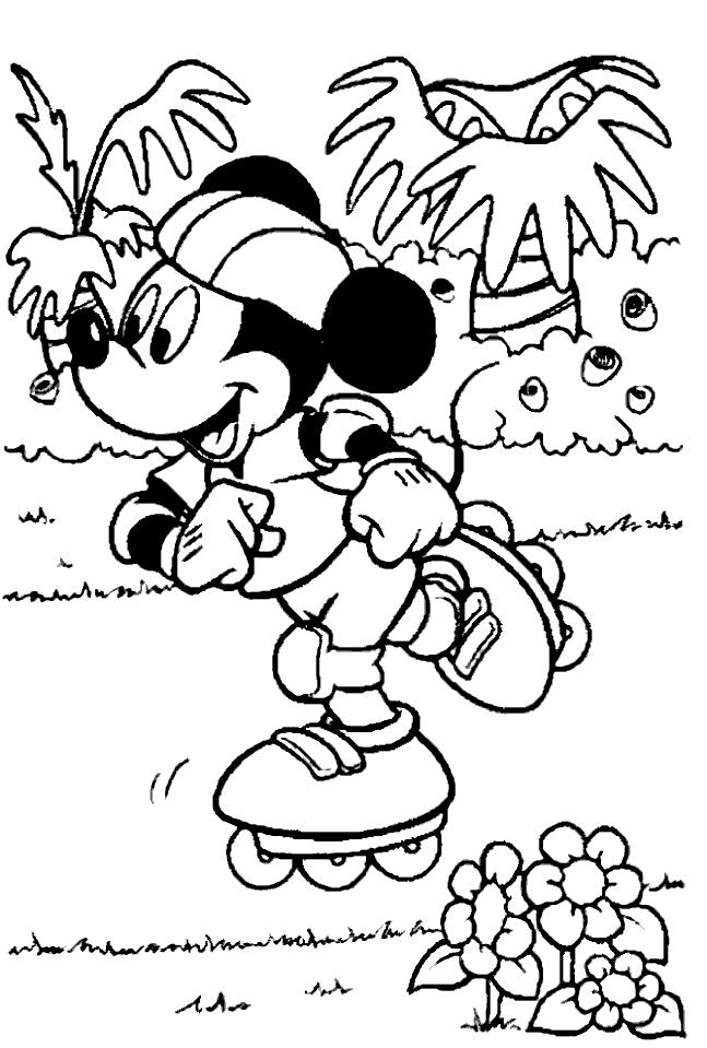 Mickey mouse de colorat p39