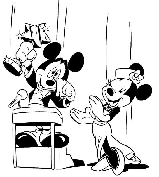 Mickey mouse de colorat p43
