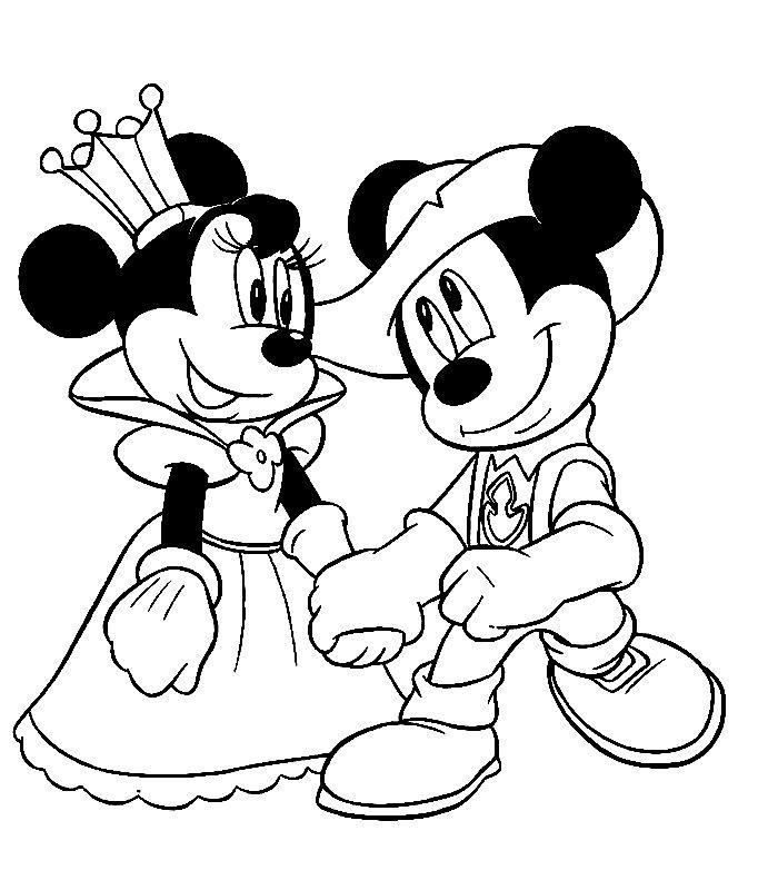 Mickey mouse de colorat p59
