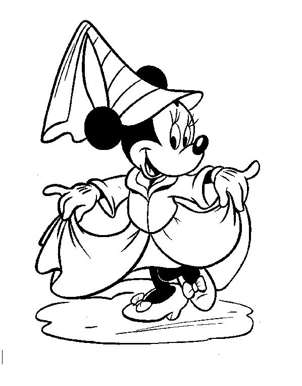 Minnie mouse de colorat p04
