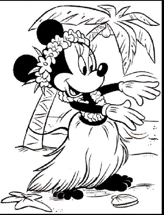 Minnie mouse de colorat p10