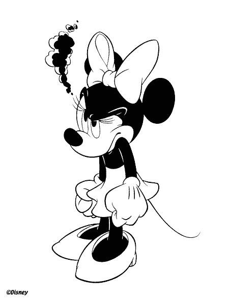 Minnie mouse de colorat p11