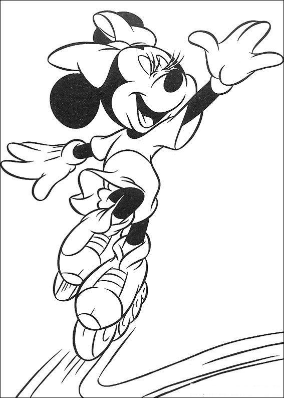 Minnie mouse de colorat p31