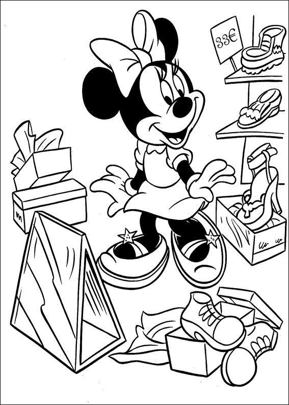 Minnie mouse de colorat p35