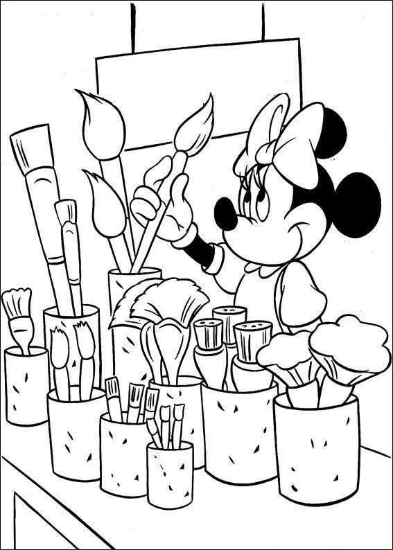 Minnie mouse de colorat p36