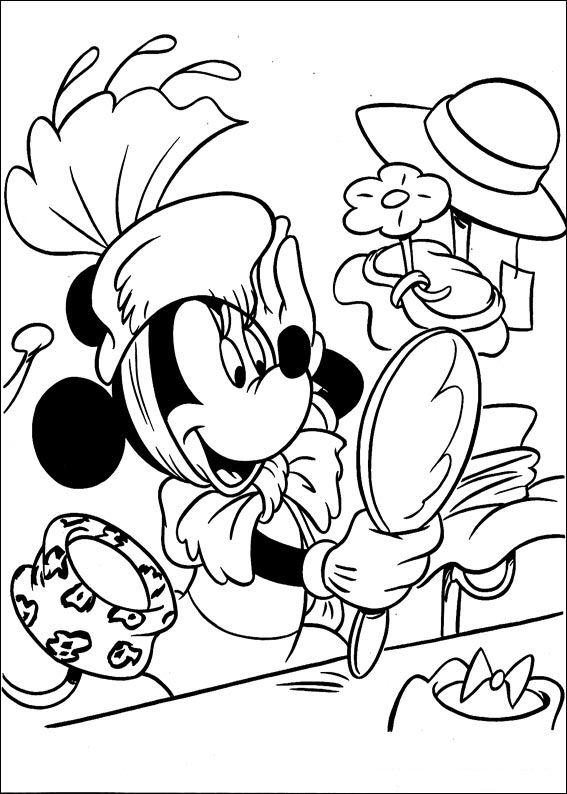 Minnie mouse de colorat p38