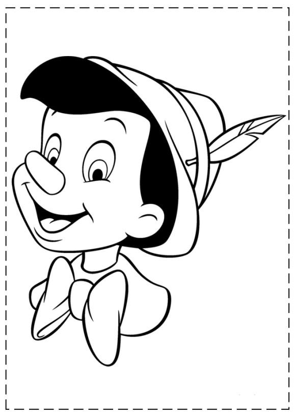 Pinocchio de colorat p14