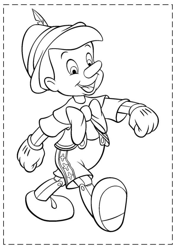 Pinocchio de colorat p16