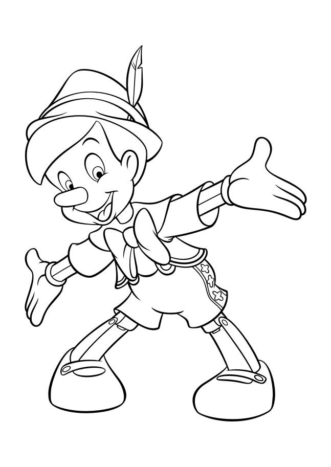 Pinocchio de colorat p30