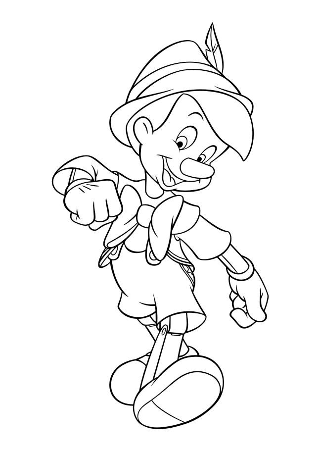 Pinocchio de colorat p31