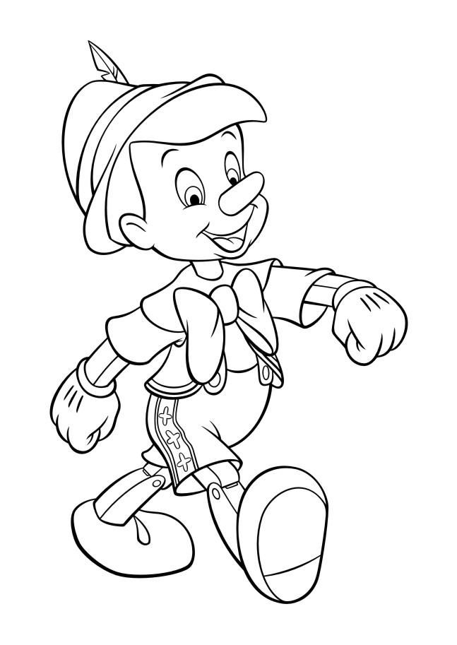 Pinocchio de colorat p33