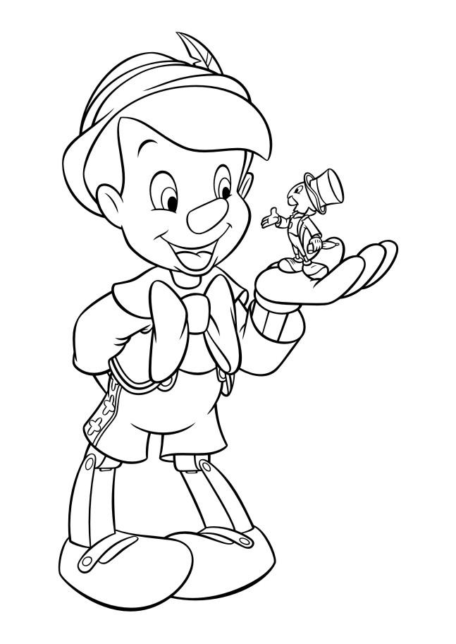 Pinocchio de colorat p34