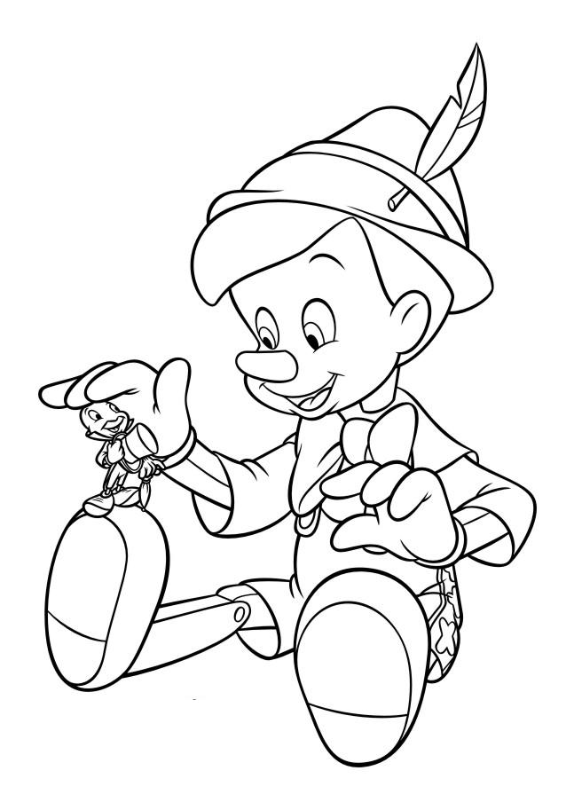 Pinocchio de colorat p36
