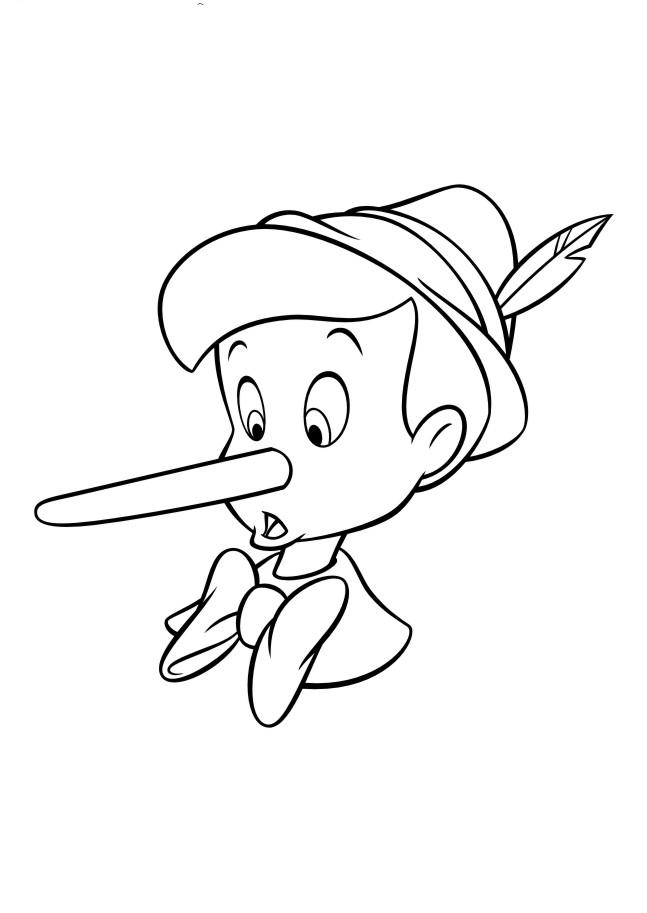 Pinocchio de colorat p49