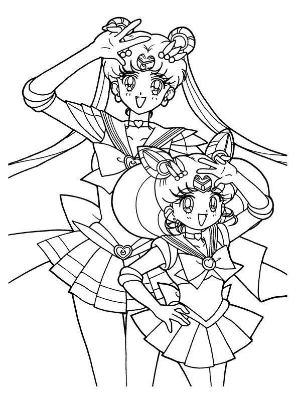 Sailor moon de colorat p26