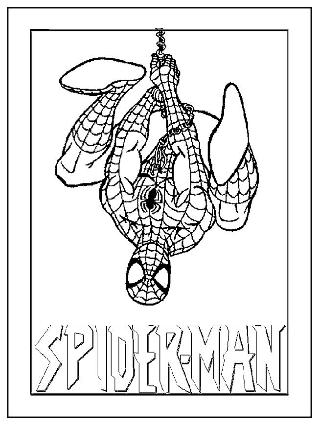 Spiderman de colorat p37