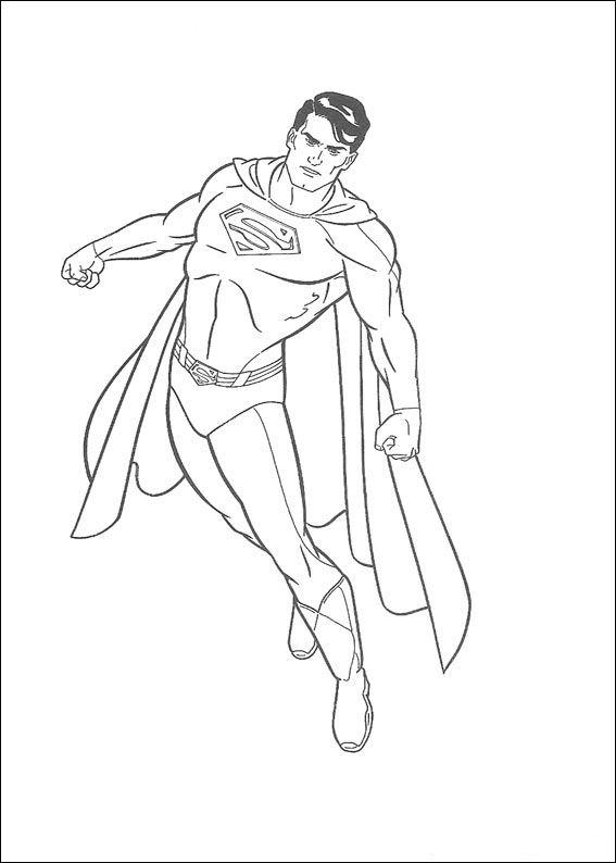 Superman de colorat p15