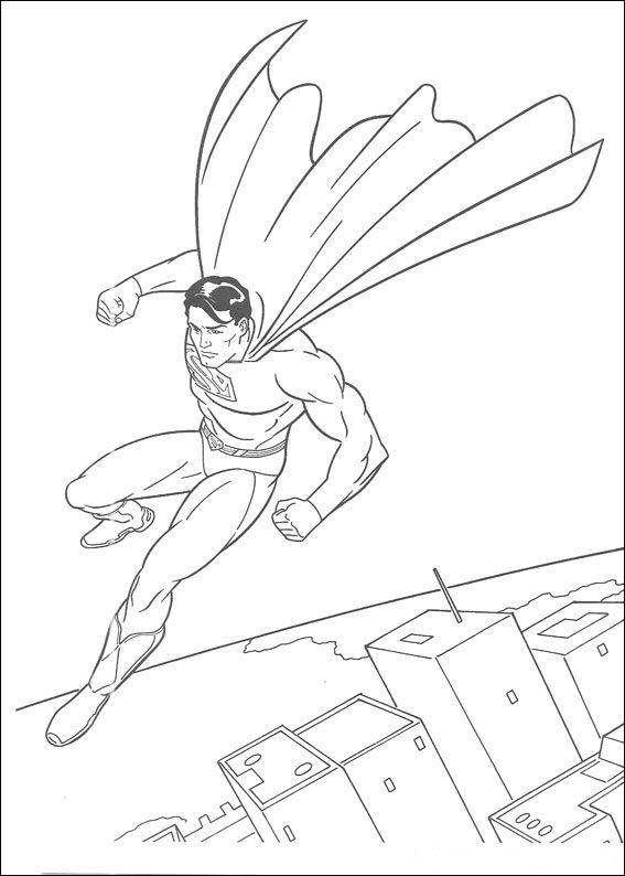 Superman de colorat p34