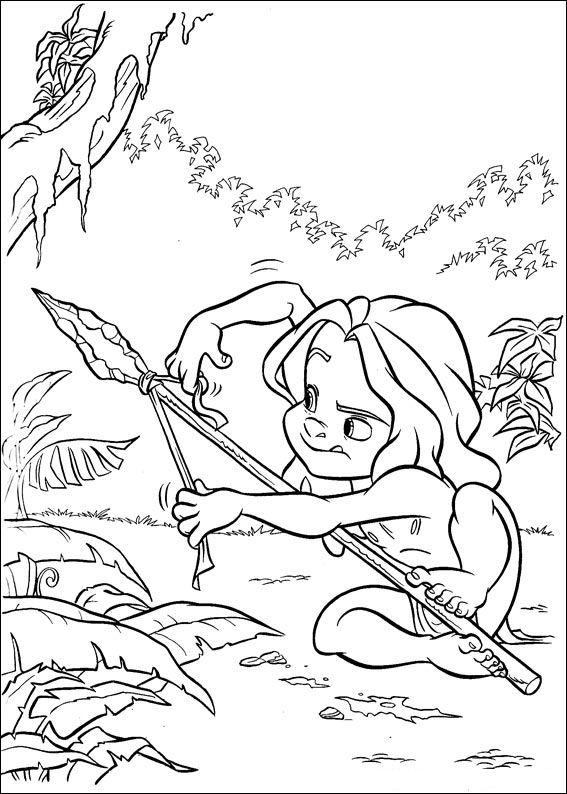 Tarzan de colorat p41