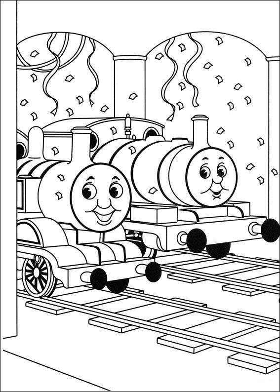 Thomas the train de colorat p13