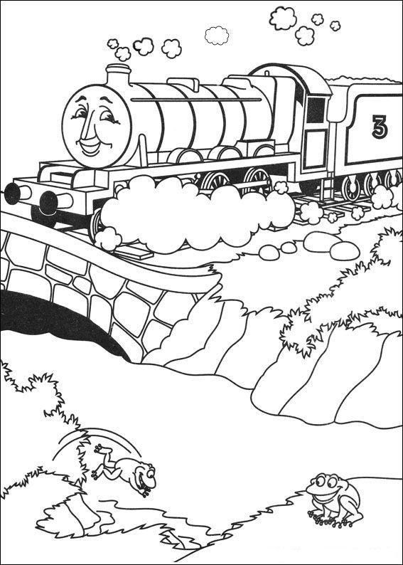Thomas the train de colorat p29