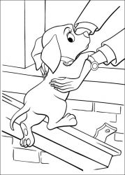 plansa de colorat 102 dalmatieni #12