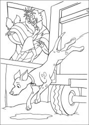 plansa de colorat 102 dalmatieni #10