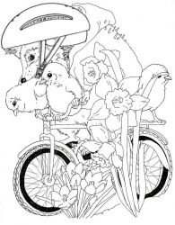plansa de colorat animale #1