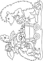 plansa de colorat animale #11