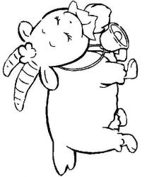 plansa de colorat animale oi #11