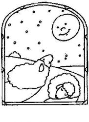 plansa de colorat animale oi #15