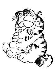 plansa de colorat animale ursuleti #8