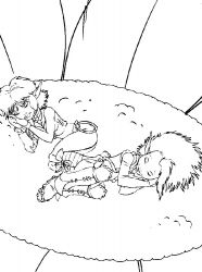 plansa de colorat Arthur and the Minimoys