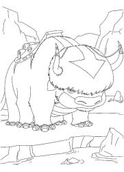 plansa de colorat avatar #9