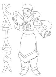 plansa de colorat avatar #15