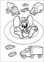 plansa de colorat baby tunes #2